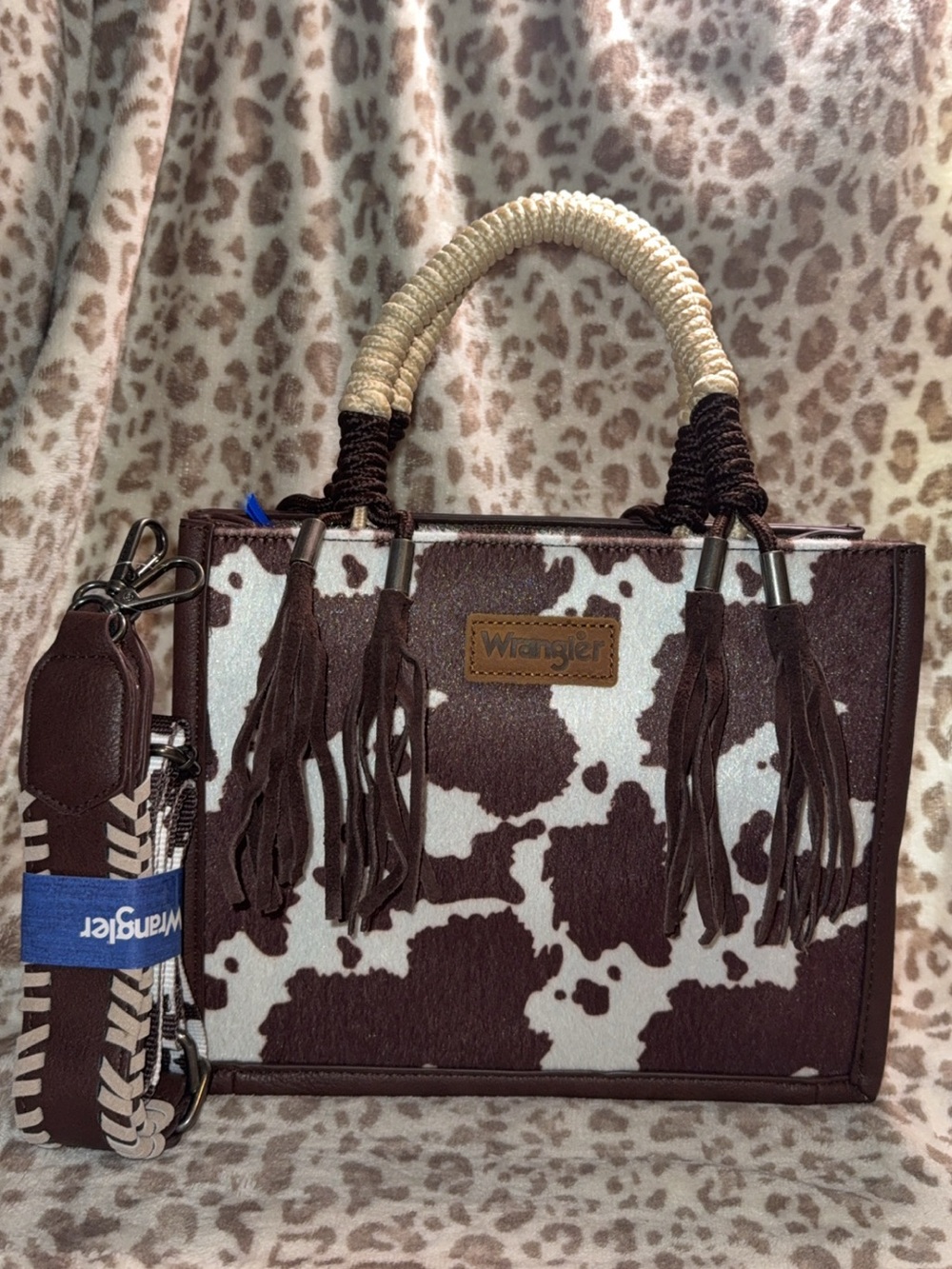 Wrangler Tote Bag Western Handbags for Women with Crossbody Strap ✨